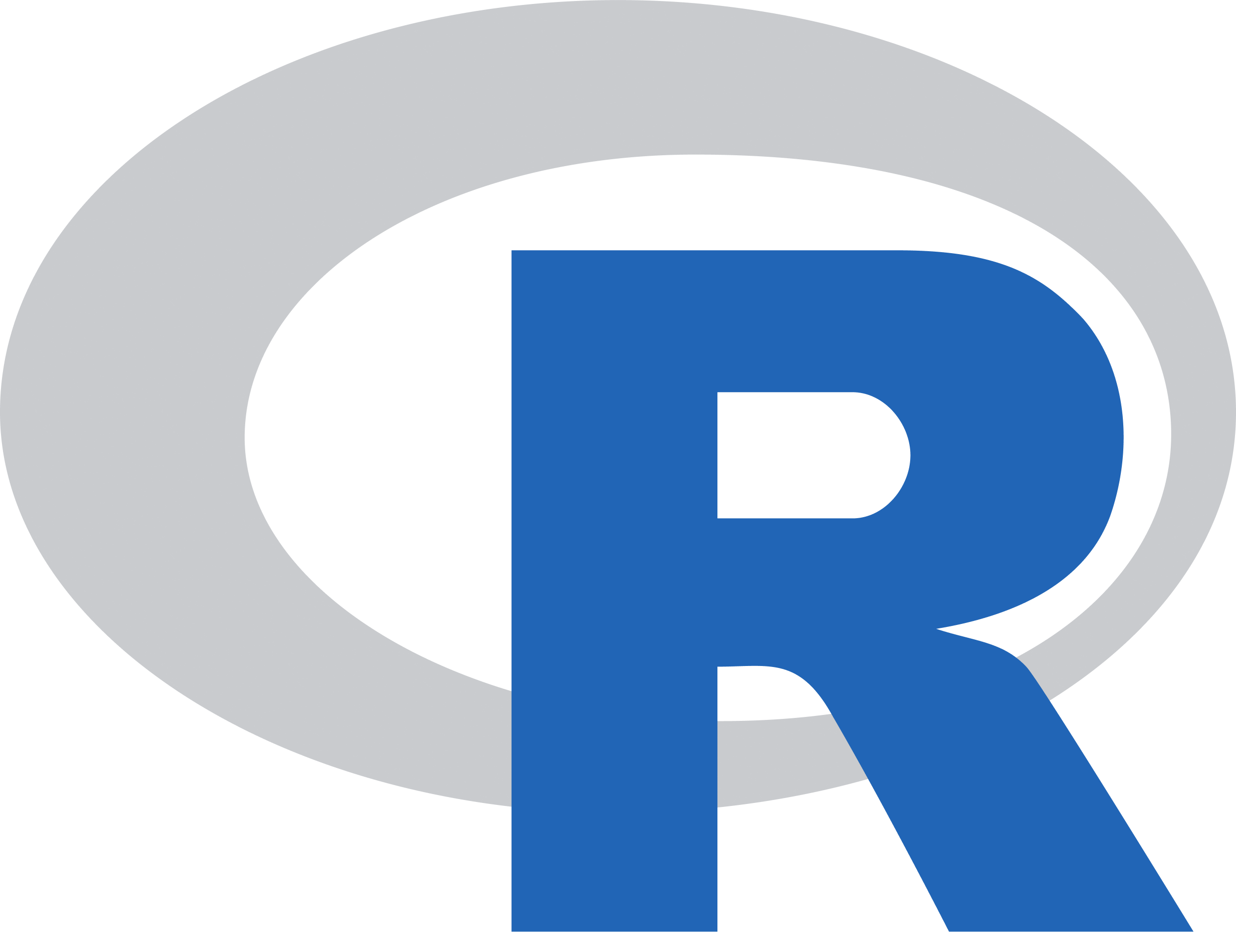 R language logo