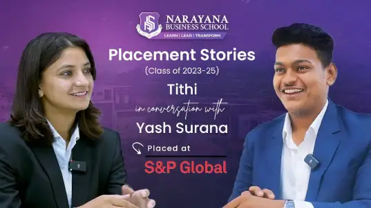 NBS Placement Stories: Tithi in conversation with Yash Surana