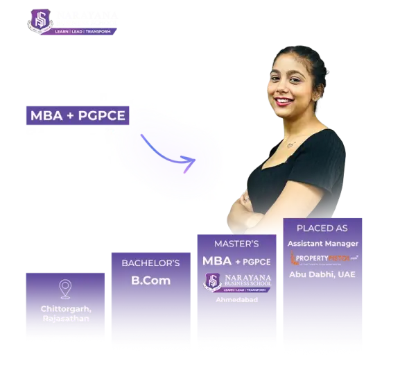 Aastha Jain a 2020-2022 MBA student placed as an Assistant Manager at Property Pistol