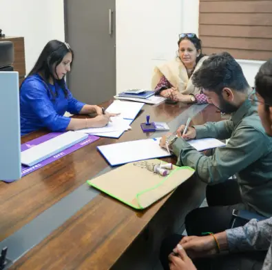 Narayana Business School and SMIT Foundation Sign MoU to Advance Social Responsibility and Experiential Learning 1 MoU signing between NBS Ahmedabad and SMIT Foundation